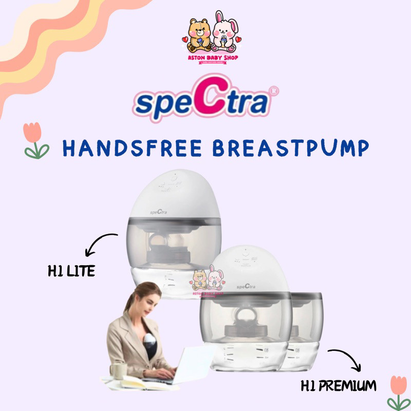 Spectra Handsfree Breastpump H1 Lite & H1 Premium / Wearable Breastpump / Pompa Asi Elektrik Handsfr