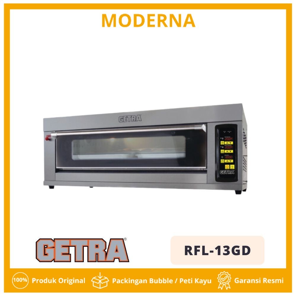 Gas Oven Bakery Getra Rfl-13gd Oven 1 Deck 3 Tray Oven Pemanggang Original