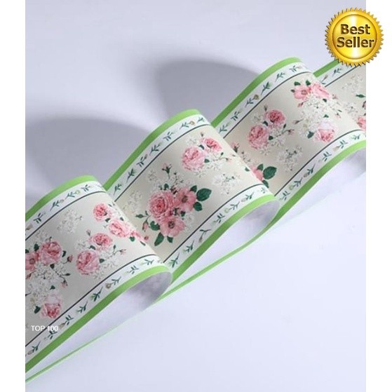 List Border Wallpaper Dinding 10,5cm x 10M - Border List Wallpaper