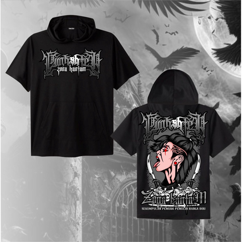 T-Shirt Hoodie PSHT Punkshter Zona Hantam Sekumpulan Pemuda Pemulih Harga Diri By Maxtercloth IE4