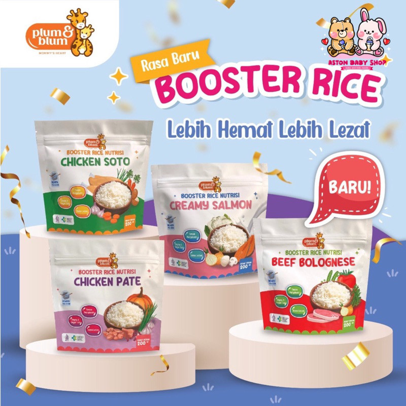 Plum & Blum Beras Mpasi BB Booster 6 Bulan Butter Rice Plum n Blum