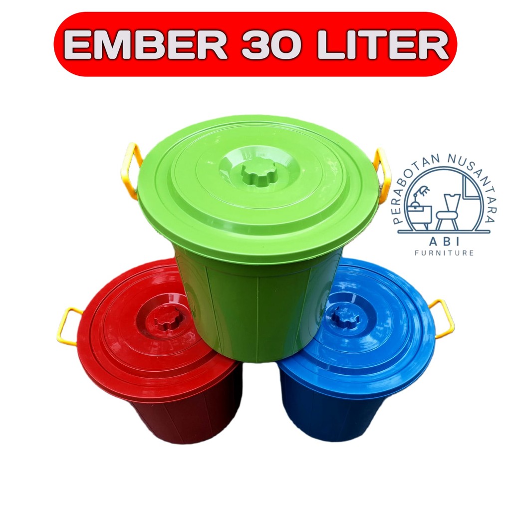 Ember Plastik / Ember Air / Ember Plastik Tebal 30Liter / gentong plastik Tong plastik anti pecah