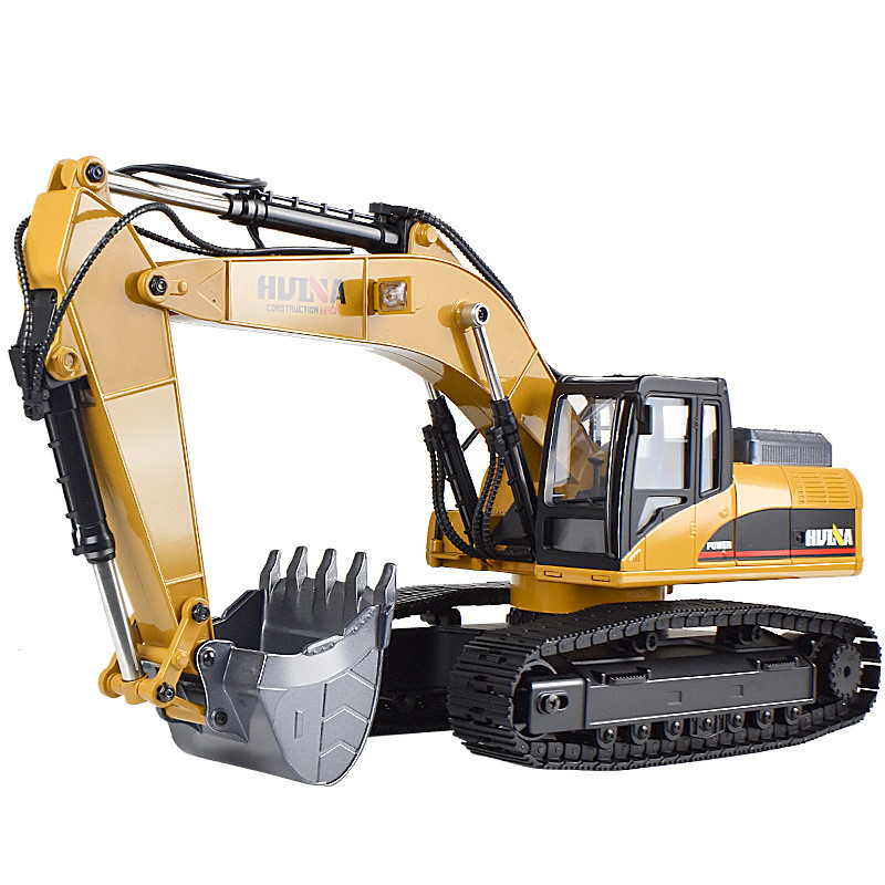 Newest Version Full Metal  Huina 1580  Excavator  1:14 Scale  23Channels  RC Full Alloy Remote Contr