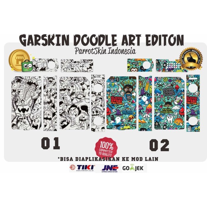 Garskin Tesla Invader 3 DOODLE by Urbanite store