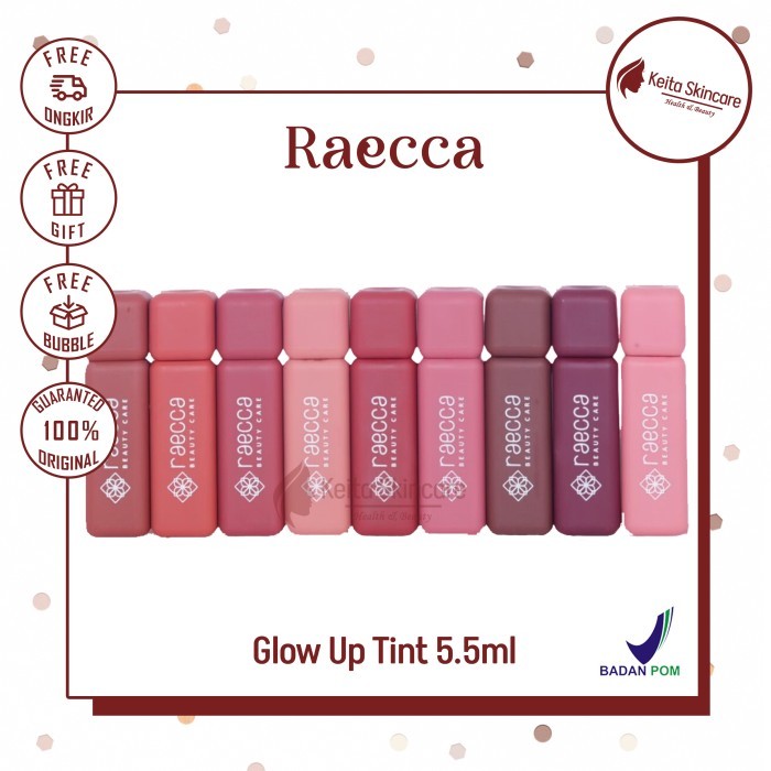 "TNKSYU" - TERBARU RAECCA Glow Up Tint 5.5ml | RAECCA Lip Tint - Brave