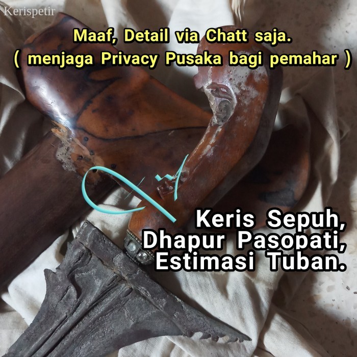 

Keris Pasopati Estimasi Tuban Lokasian Original Sepuh murah terlaris