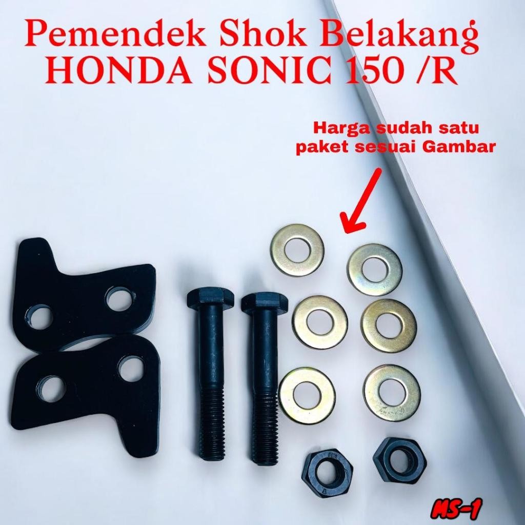 Shock Pemendek Sonic 150 | Shock Bebek Pendek Honda Sonic | Shock Adjustable Honda Sonic | Shock Rac