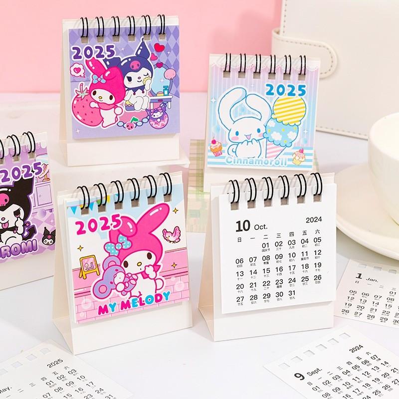 

(YUNITA) KALENDER MINI LABUBU 2025 SANRIO KALENDER CINNAMOROLL KUROMI POCHACCO