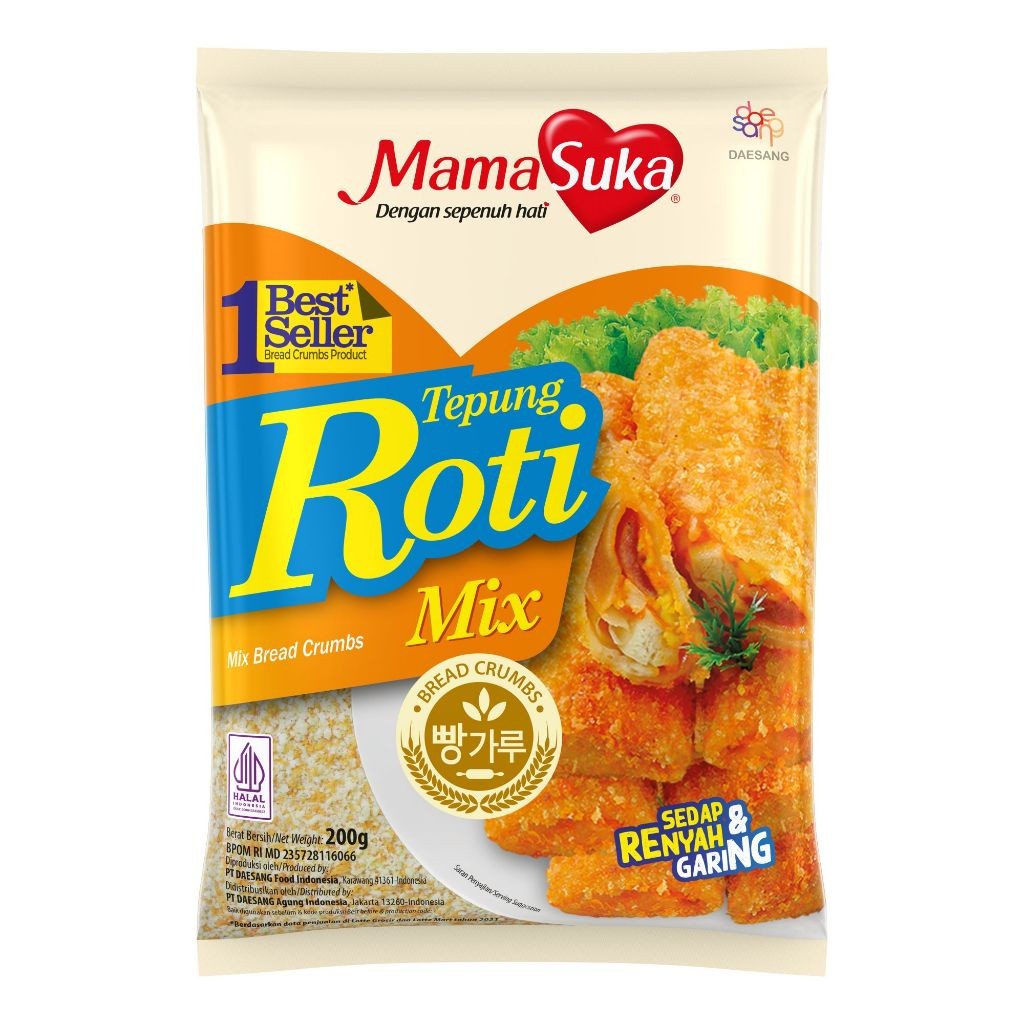 

MamaSuka Tepung Roti Mix 200gr