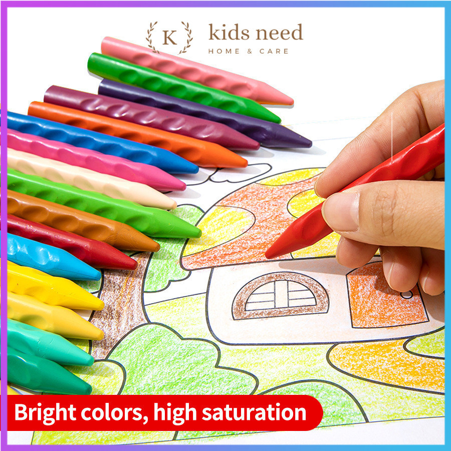 

(12warna)Crayon Sekolah Murah / Krayon Plastic Oil Pastel 12 / Oil Pastels Plastik tidak beracun