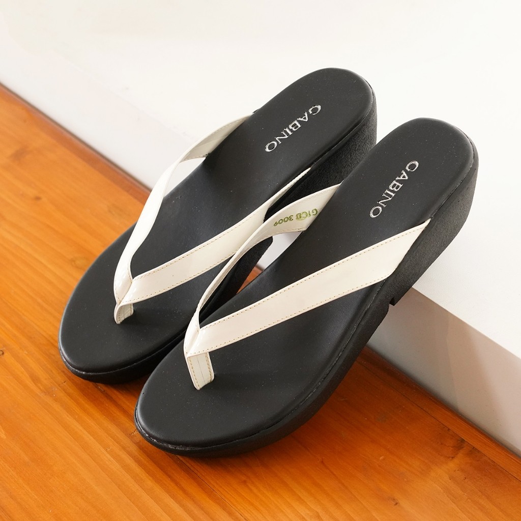 Gabino Sandal Wanita Wedges Jepit Thong Casual Tari - G1CB3009