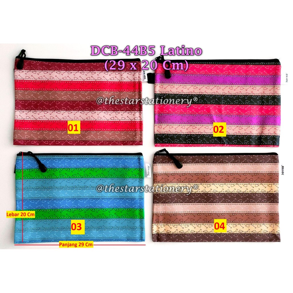 

(1 Biji) Document Bag Joyko DCB-44B5 29*20 Cm / Document Bag Tas Dokumen Joyko DCB-44 Latino