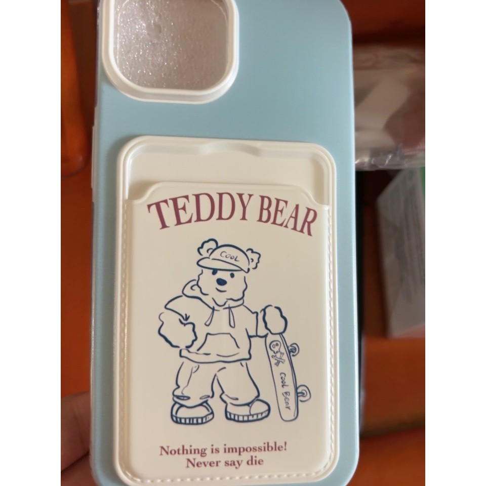 Ilustrasi Beruang Penutup Kartu Casing Samsung S25 Fe S25 Ultra S25 Plus S24 Fe Galaxy S20fe S24 Ult