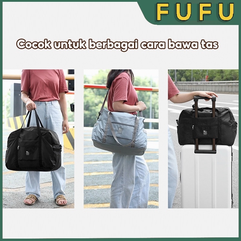 CUCI GUDANG FUFU TAS TRAVEL JINJING BESAR / TAS TRAVEL KAIN OXFORD WATERPROOF / TAS TRAVEL KOPER