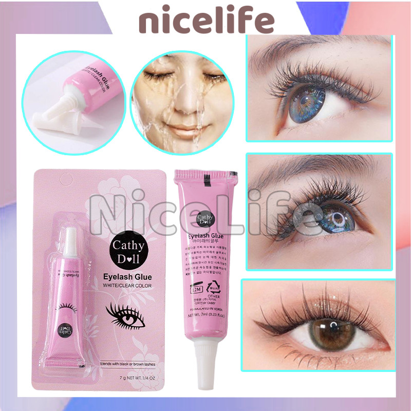 4PCS Lem Bulu Mata Korea Cathy Doll / Perekat Eyelash Kuat Tahan Lama / False Eyelashes Glue