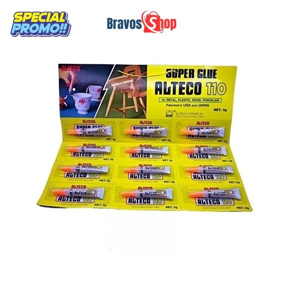 

ALTECO SUPER GLUE 110 3GR 12PCS