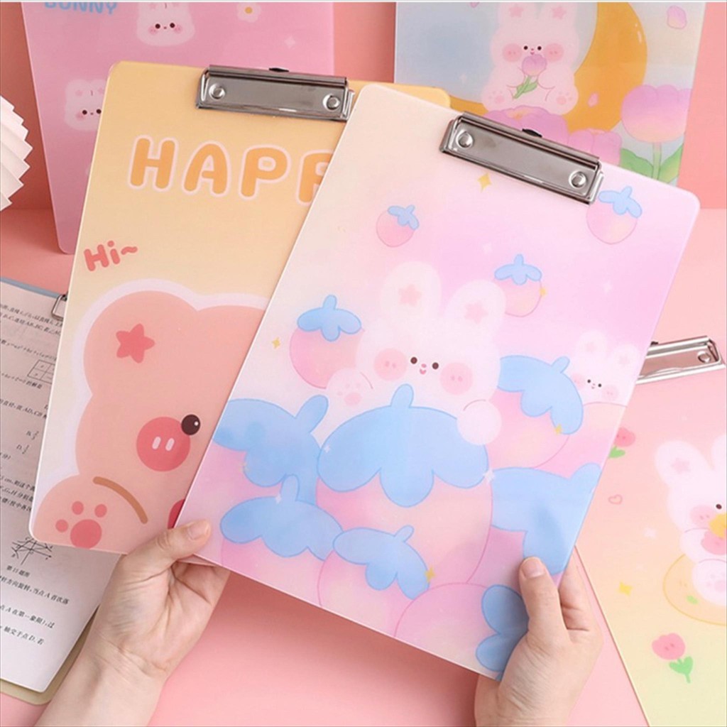 

KENSHO Clipboard Plastik Acrylic Karakter Lucu / Papan Jalan Import / Papan Ujian