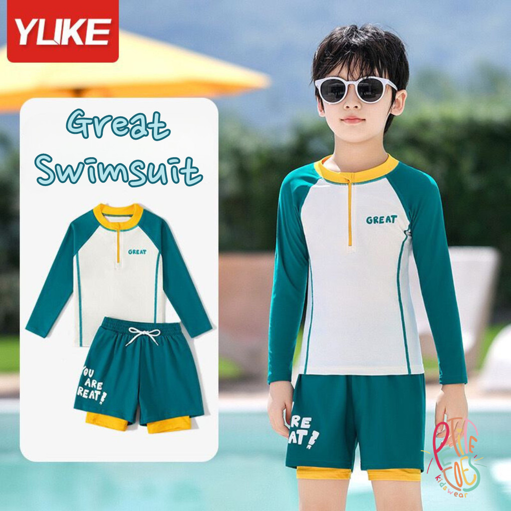 Great Swimsuit Baju Renang Anak Laki Laki Swimwear Anak Laki Laki Baju Renang Anak FBAdw