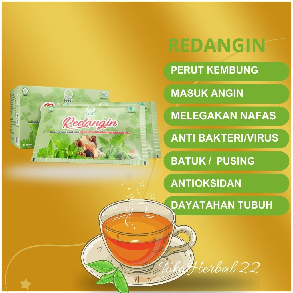 

Redangin HNI HPAI • Isi 10 Sachet • Herbal Untuk Mencegah Masuk Angin