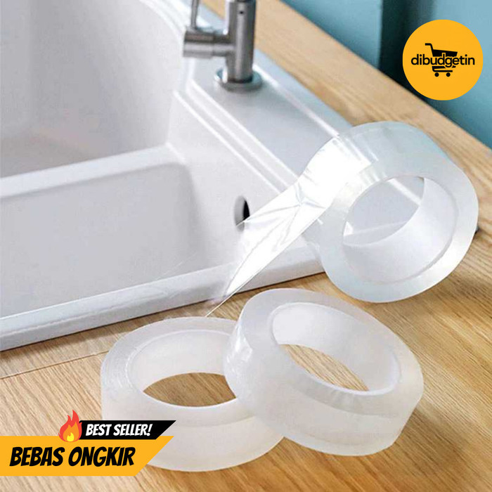 

Lakban Waterproof Dapur Kitchen Sink Seal Double Tape 30mm 2M 5M - NJD11