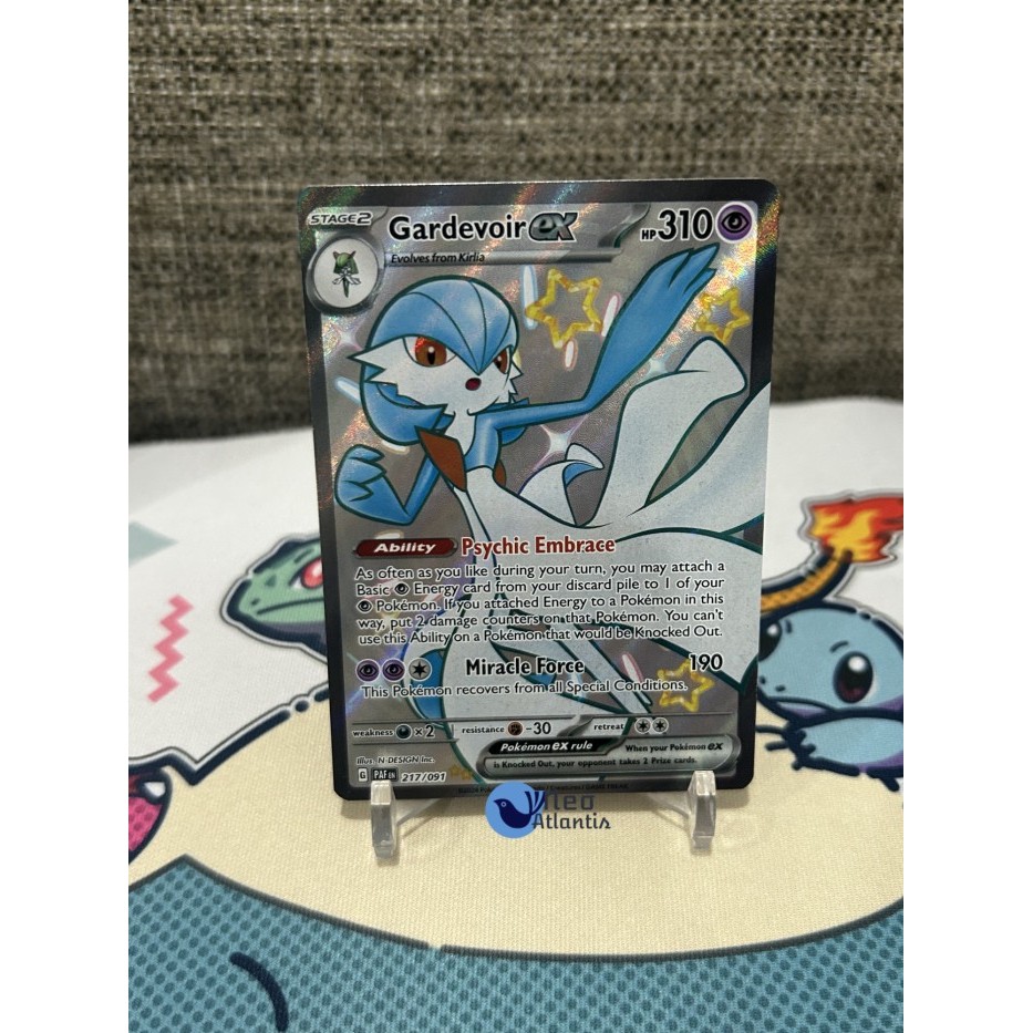 Pokemon TCG English Gardevoir ex - 217/091 - Shiny Ultra Rare Scarlet & Violet: Paldean Fates