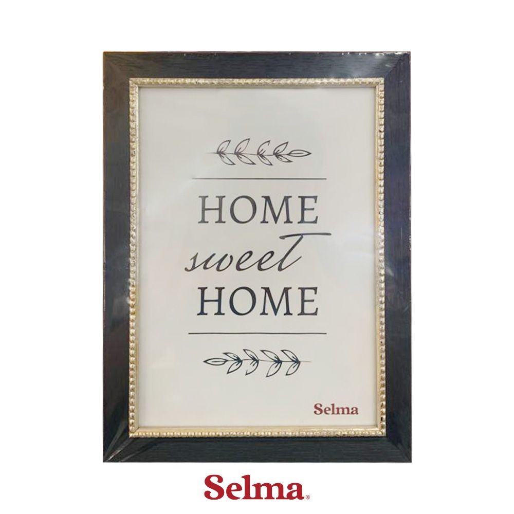 Selma Denver Bingkai Foto Plastik -Hitam Photo Frame Pigura Foto Frame Gambar Bingkai Hias
