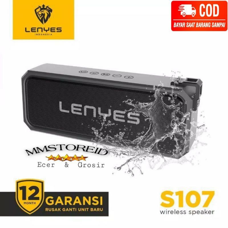MM - Speaker bluetooth lenyes S107 original 100% super bass / speaker aktif lenyes S107 high quality