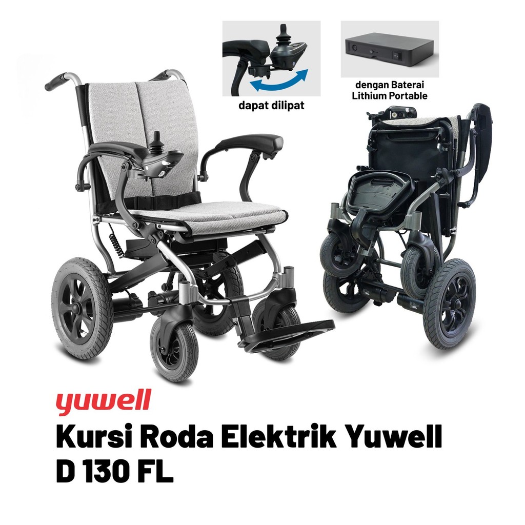 YUWELL Kursi Roda Elektrik D130FL