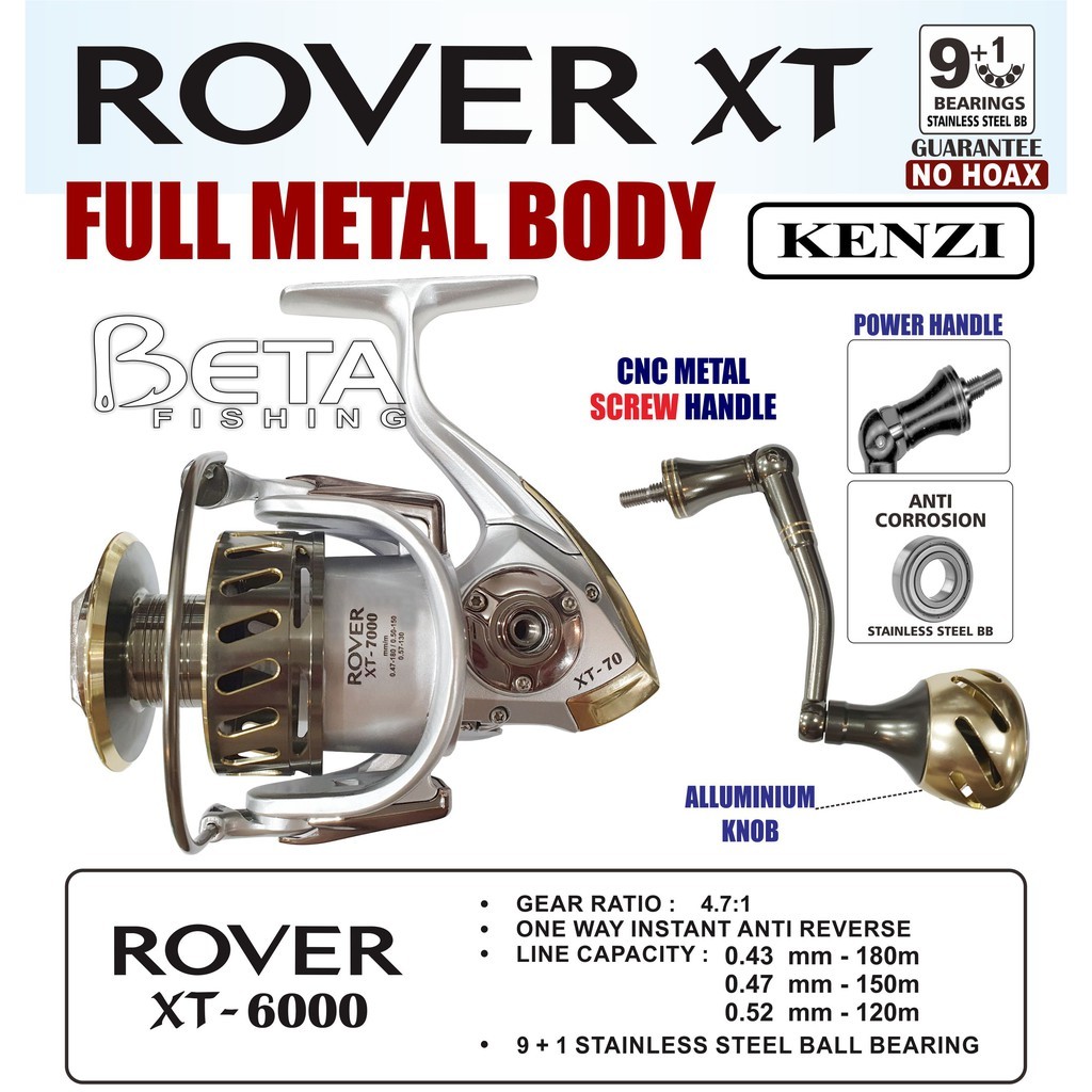 ALAT PANCING REEL KENZI ROVER XT 6000