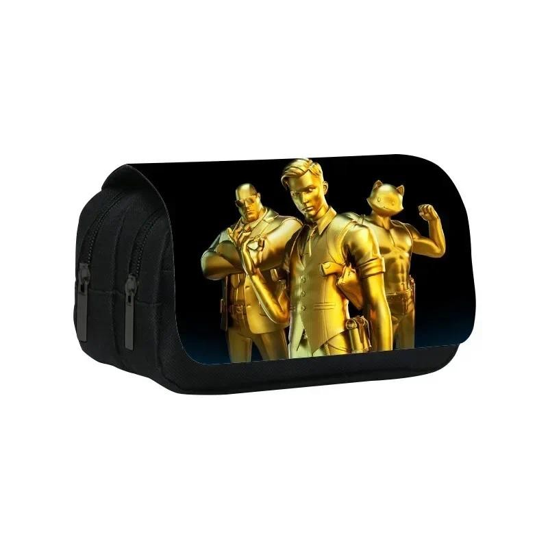 

Fortnite Cosplay Pencil Case Large Capacity Stationery Box Students School Pen Pouch Bags Kids Gifts Toys Bags