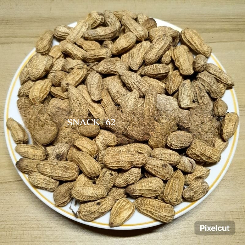 

Kacang Sangrai Kulit Super 1kg - Kacang Kulit Asin Oven Cemilan Snack Makanan Ringan