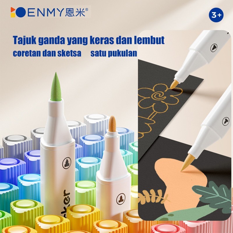 

JAMIN MURAH !!!COD Set 24/36/60/80 Warna Twin Acrylic Marker Yang DIY Painting Spidol Pastel Pulpen Highlight Drawing Warna spidol warna warni Spidol Akrilik Marker(BISA LANGSUNG ORDER)