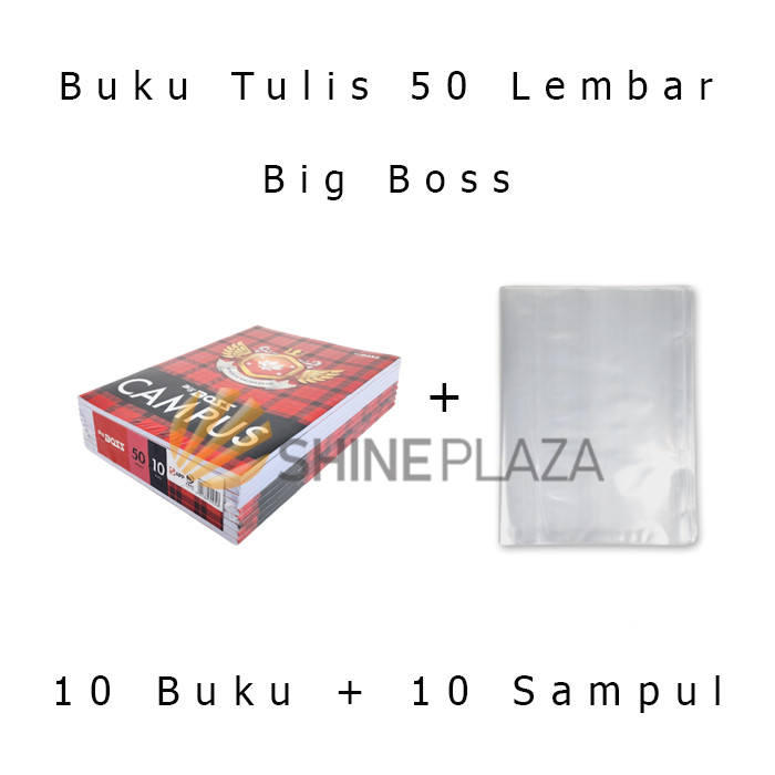 

JAMIN MURAH !!![PACK] Buku Tulis Big Boss 50 Lembar 1 Pak Isi 10 Buku BigBoss(BISA LANGSUNG ORDER)