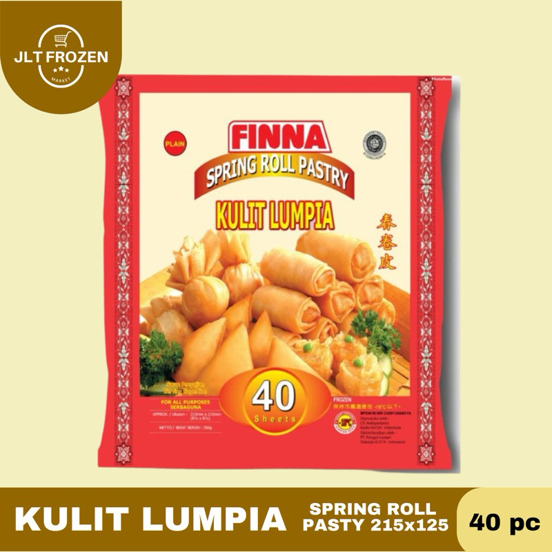 

Finna Kulit Lumpia Sping Roll Pastry 215 x 215 isi 40pc