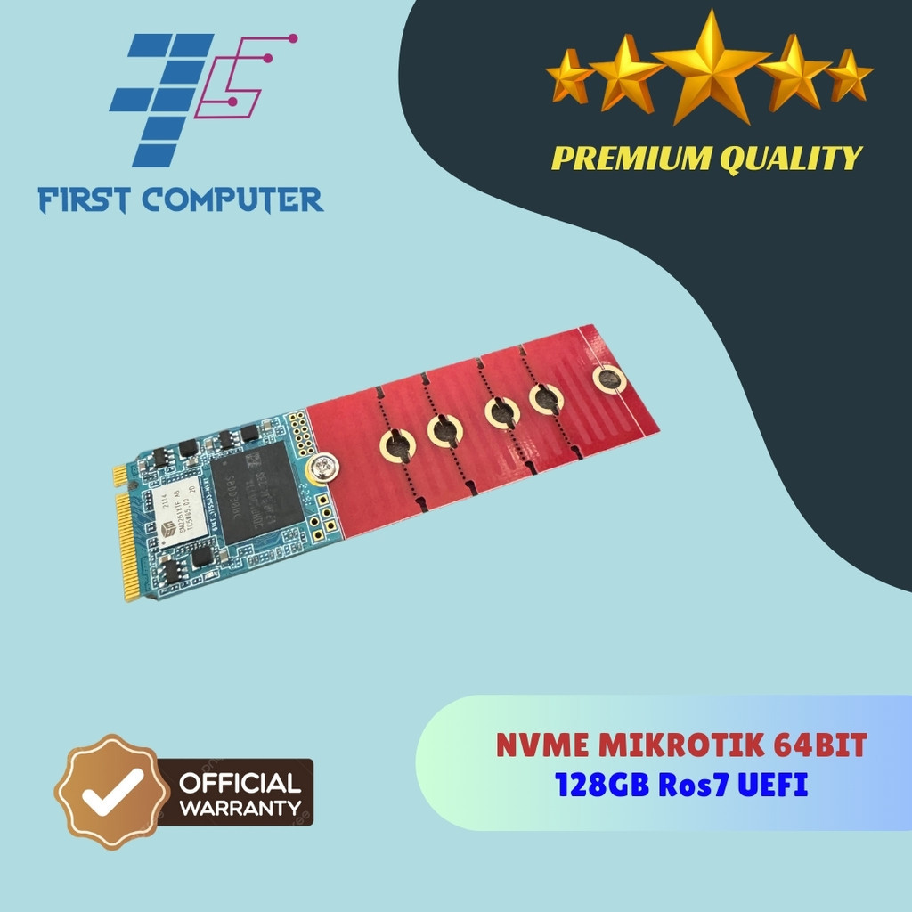 NVME Mikrotik Level 6 64Bit (X86_64) 128GB