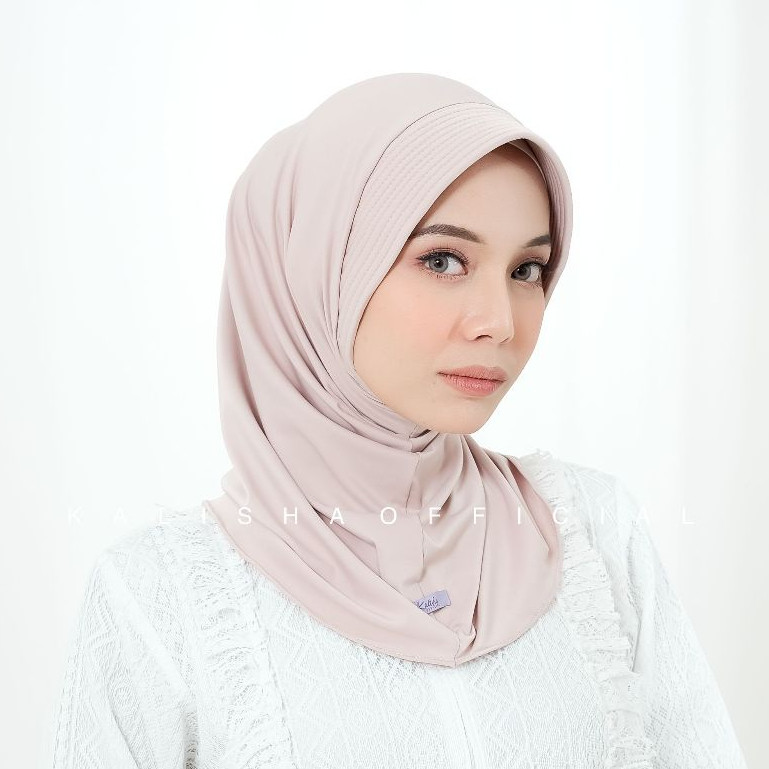 syabiya- Hijab Sport Bergo Hamidah Adiba Instan Pendek Jersey Premium Pet Antem Olahraga