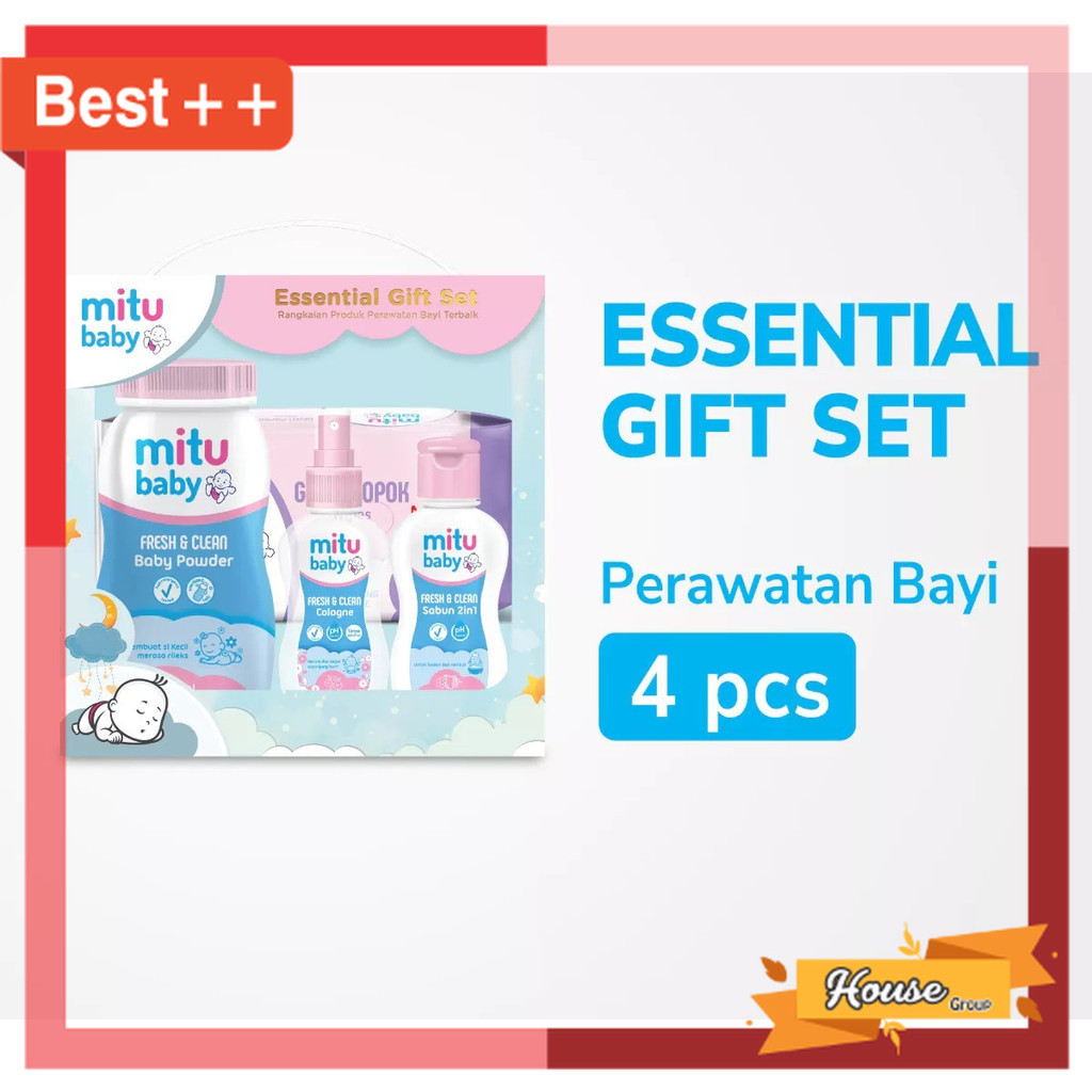 MURAH TERLENGKAP PERLENGKAPAN DAN PERALATAN BAYI JAMAN NOW / MituBaby Essential Gift Set - Paket Per