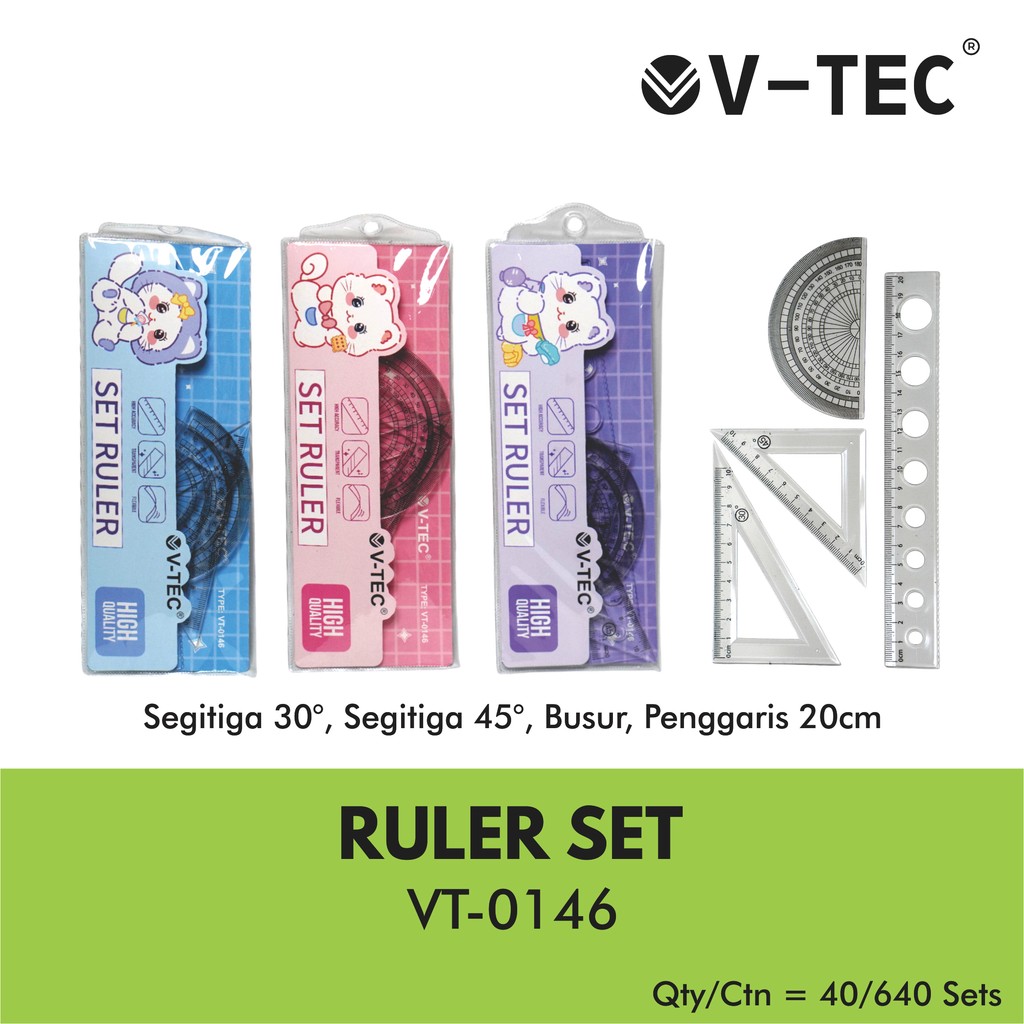

PENGGARIS SET MERK V-TEC