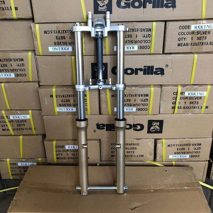 sok shock assy ninja pnp rx king merk gorilla tinggal pasang