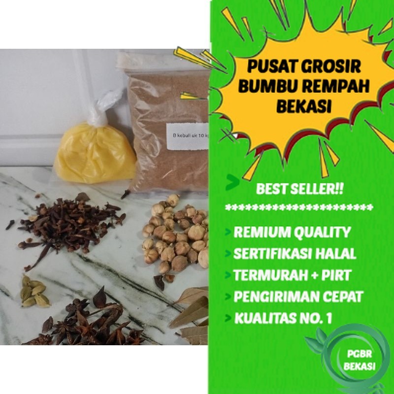 

Bumbu kebuli untuk 10 kg beras lengkap tambah rempah dan samin grosir / Grosir Kebuli Bekasi