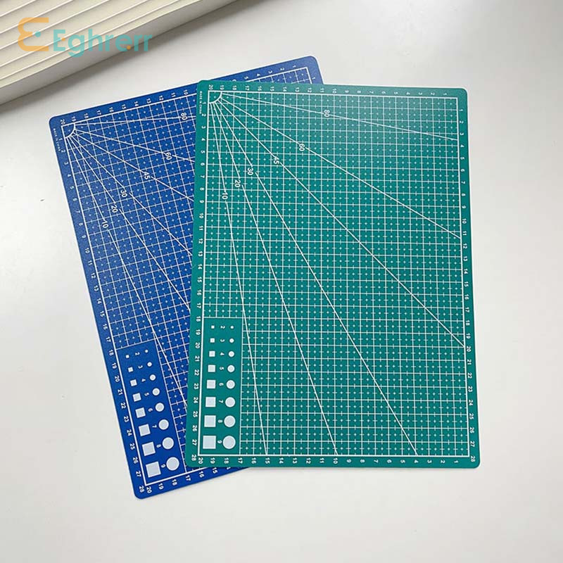

Eeghrerr Double Sided Cutting Pad Thin Art Carving Board A4 Student Pad Exam