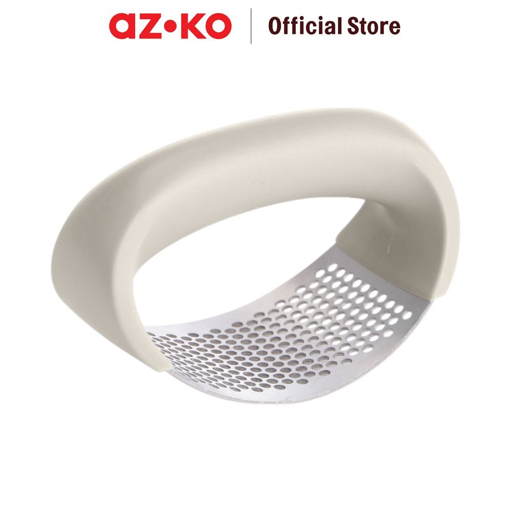 

AZKO Culinart Glie Penghancur Bawang - Krem Beige Pelumat Bawang Bawangan Garlic Press Crusher Kitchen Gadget Perlengkapan Dapur