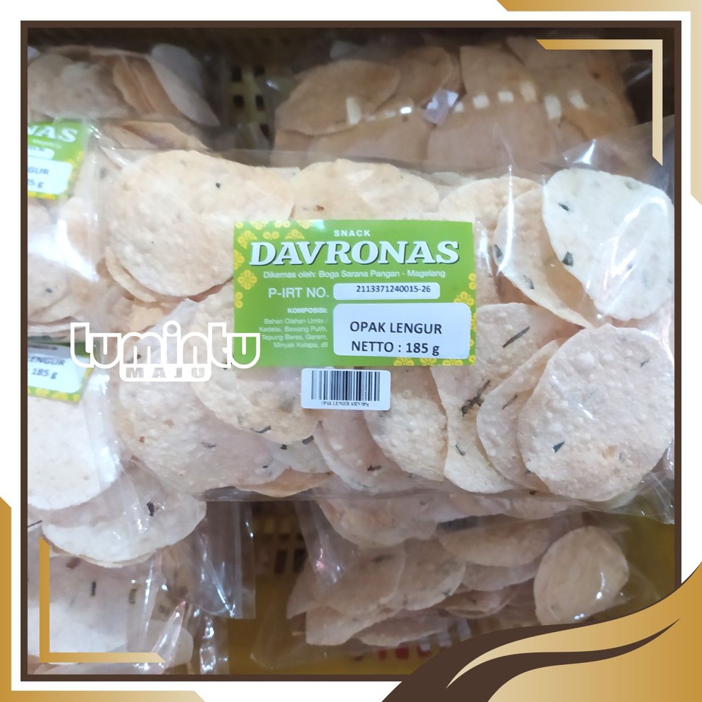 

OPAK LENGUR ORIGINAL 185GR DAVRONAS / camilan, snack dan oleh-oleh khas Magelang