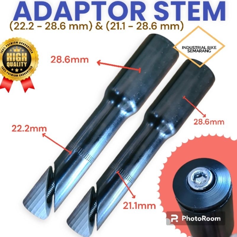 SPECIAL Adaptor Stem 22.2 mm Adaptor Stem 21.1 mm To 28.6 mm Stem Fixie Federal Adaptor Stem Sepeda 