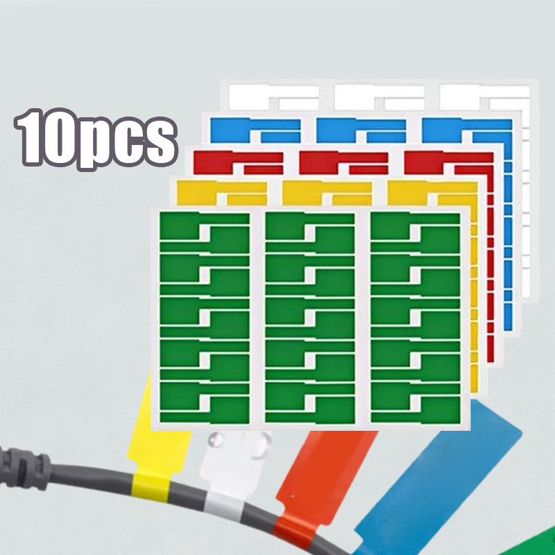 

300pcs Stiker Label Kabel Tandai Kabel Jaringan dengan Mudah