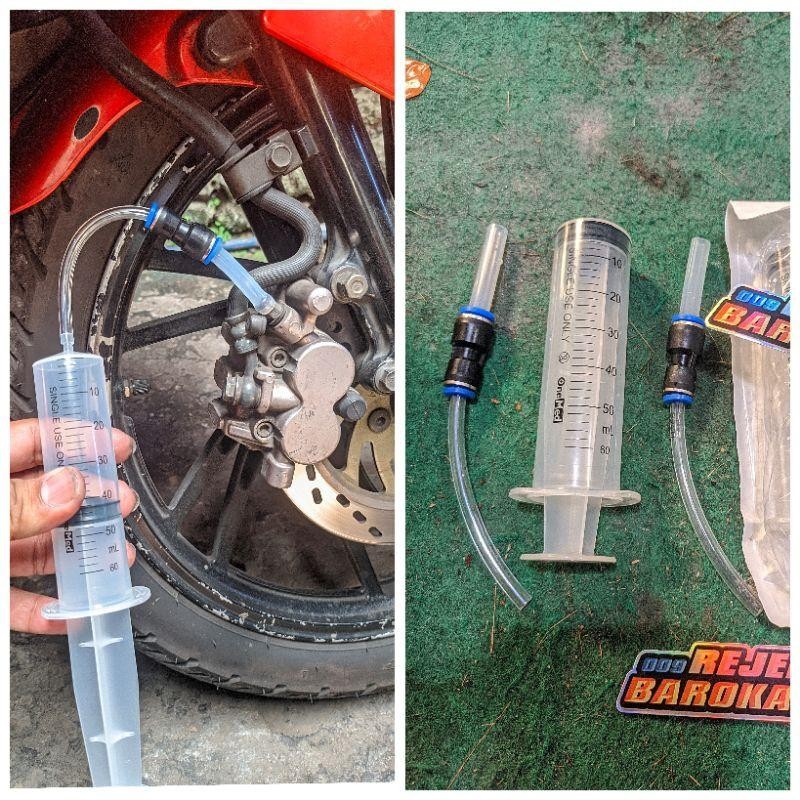Suntikan 50ml  Spuit 50cc + Selang Kuras Minyak Rem