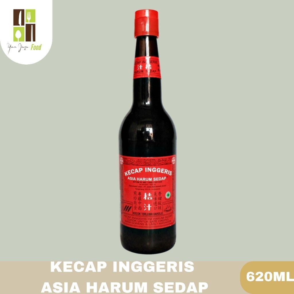 

Kecap Inggeris / Inggris / Asia Harum Sedap Kemasan Botol Kaca 620ml