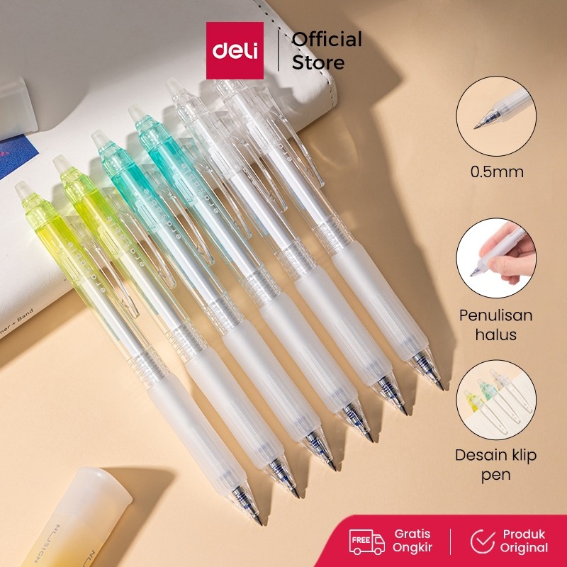 

Deli Pulpen Gel Bisa Dihapus / Erasable Gel Pen 0.5mm SA313