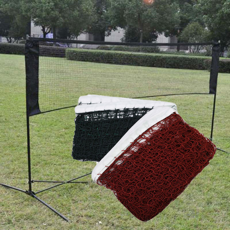 High Quality Outdoor Badminton Tennis Net Replacement Square Mesh Badminton Net Professional Trainin
