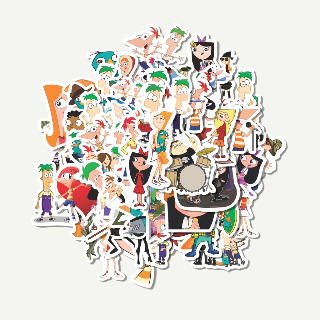 

Sticker Pack Sticker Kartun Phineas And Ferb Sticker | Sticker TUMBLR | Stiker LAPTOP KOPER HELM